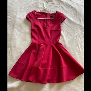 Topshop Red Cocktail Dress - size 4